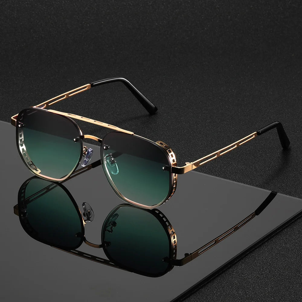 ZUPHAR™ Luxe Gold Mirror Sunglasses for Women
