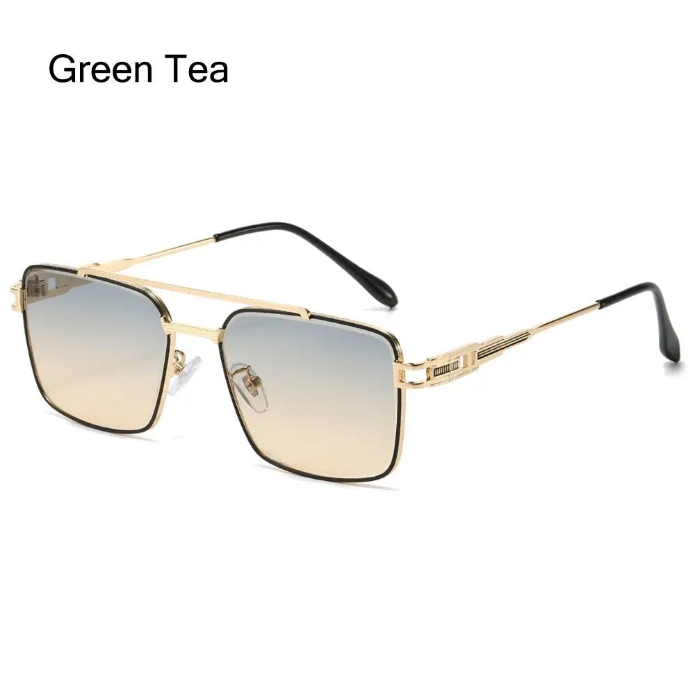 Double Bridge Cut-Edge Sunglasses UV400 — Unisex Gradient Shades | ZUPHAR