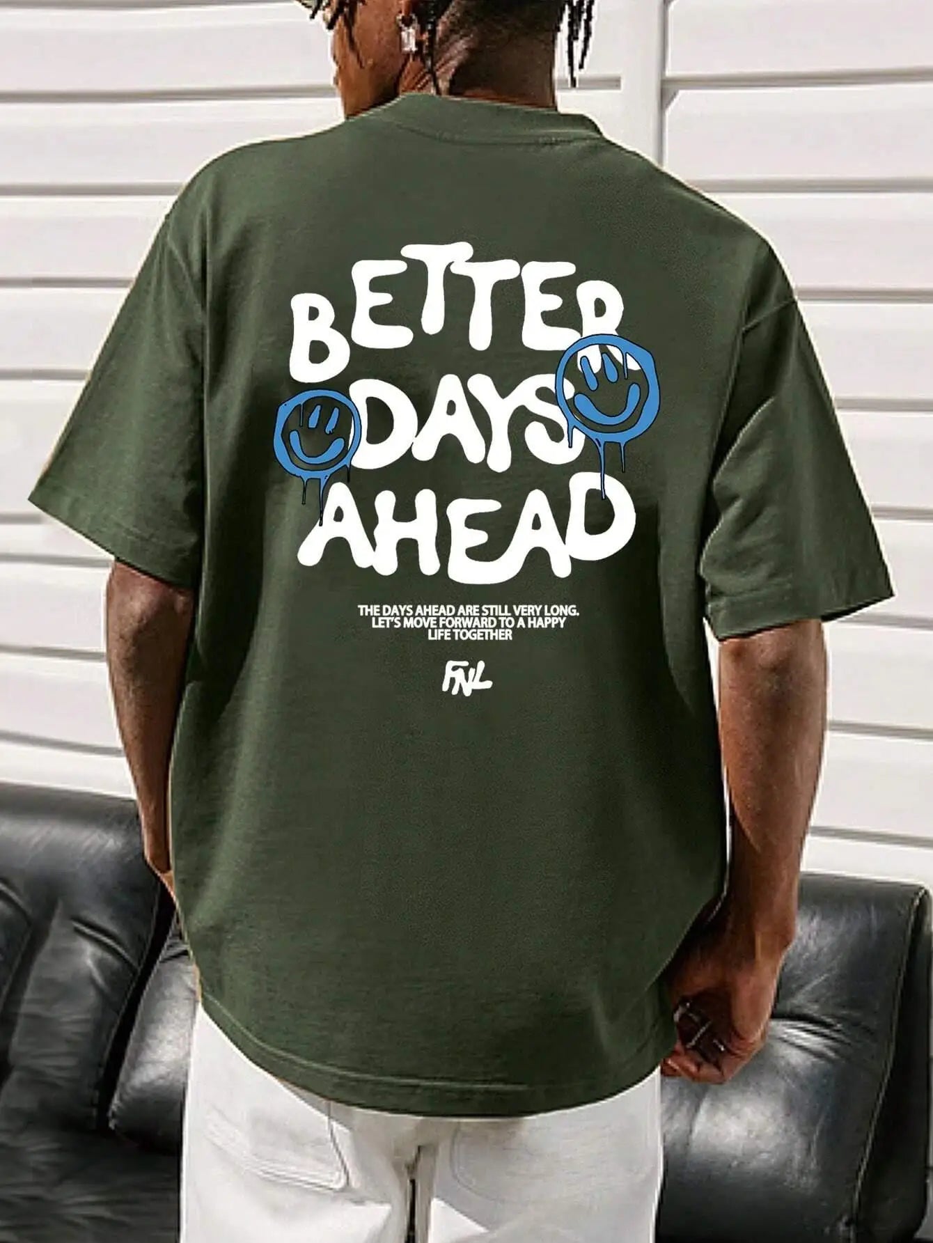 ZUPHAR Better Days Ahead Oversized Cotton T-Shirt