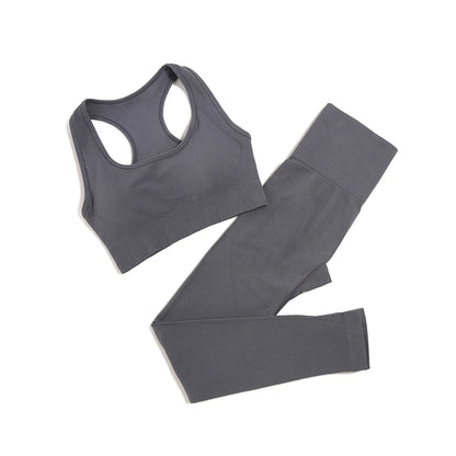 WAREBALL SculptFlex™ Seamless Yoga Set – High Waist Contour Gym Wear