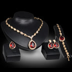 Vintage Teardrop Statement Jewelry Set