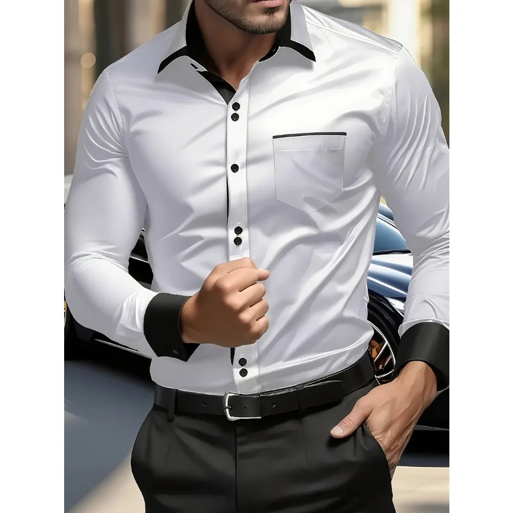 ZUPHAR™ Modern Patchwork Smart Casual Shirt