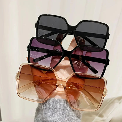 Oversized Square Sunglasses – Women | UV400 Gradient | ZUPHAR
