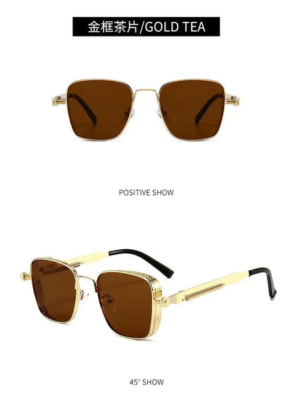 ZUPHAR Square Polarized Sunglasses UV400 – Alloy Frame, Unisex