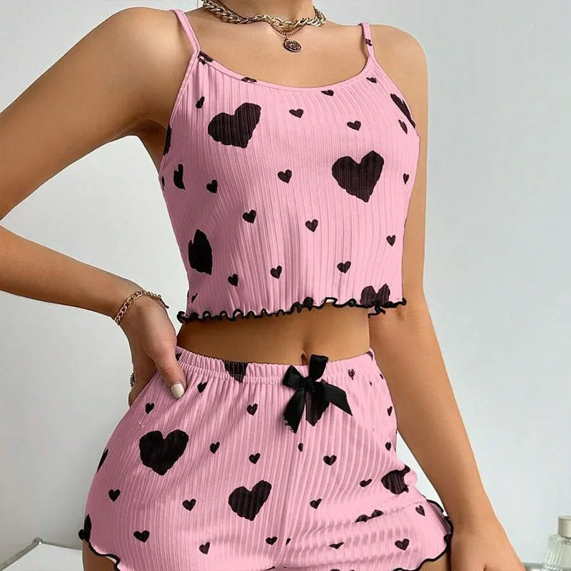 ZUPHAR™ Women’s Summer Pajama Shorts Set