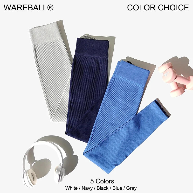 WAREBALL SculptFit™ Seamless High-Waist Leggings – Tummy Control Activewear