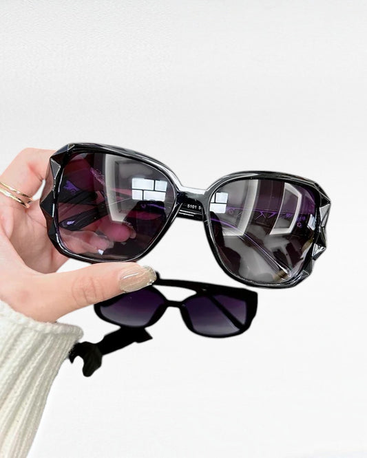 Vintage Oversized Square Sunglasses — UV400 Mirror Lens | Unisex