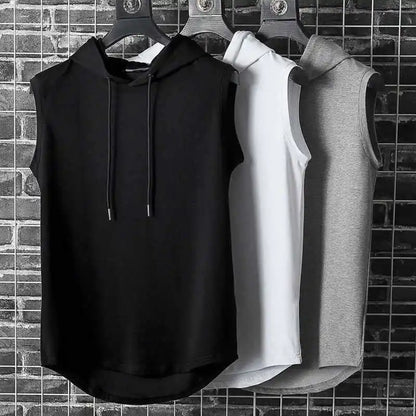 ZUPHAR™ Streetwear Sleeveless Hooded Tank Top