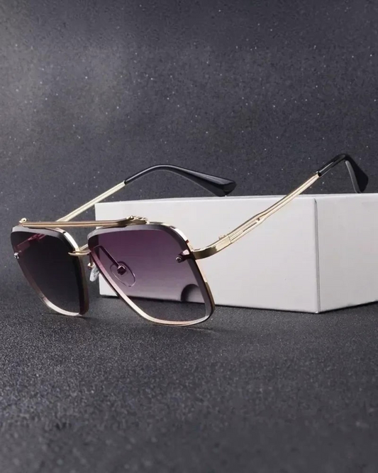Fashion Square Pilot Sunglasses – Men & Women | UV400 Gradient Lenses